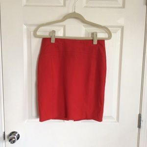 Express Red Pencil Skirt